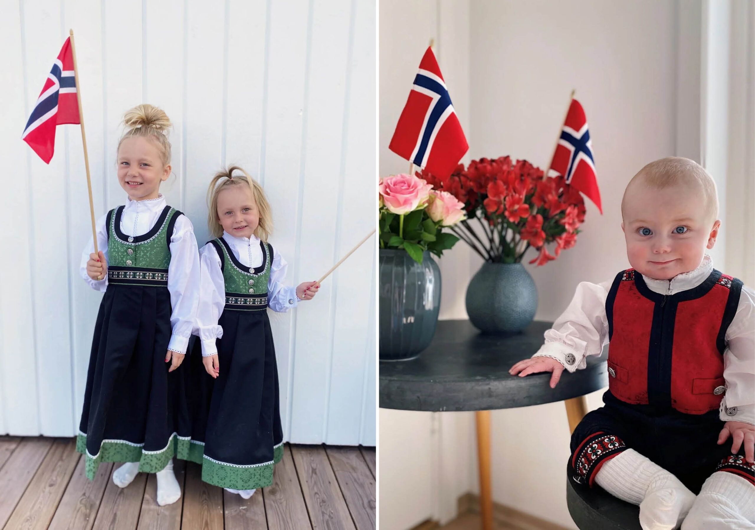Festdrakter til barna fra Barnas Hus på CC Gjøvik