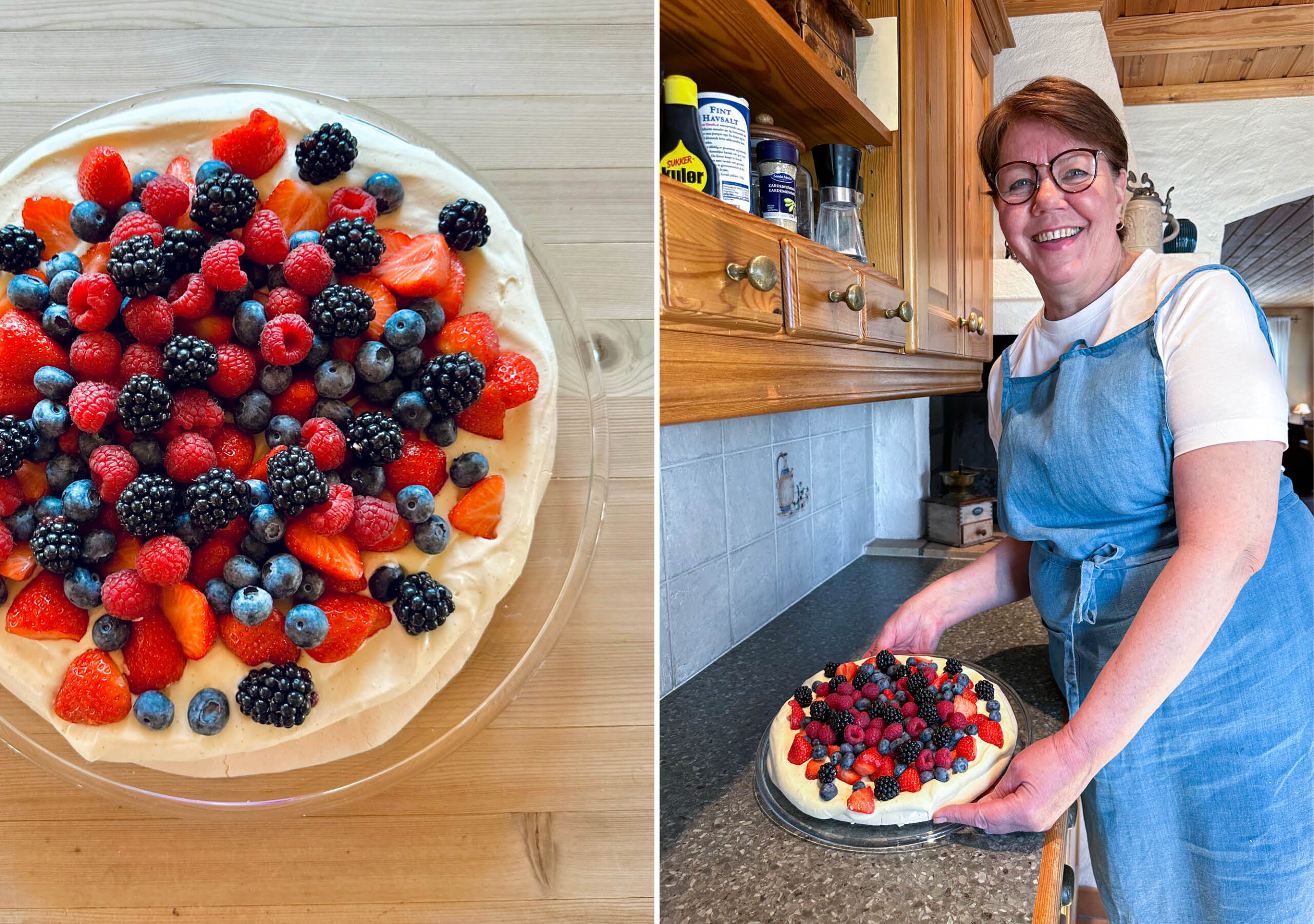Hjemmelaget pavlova
