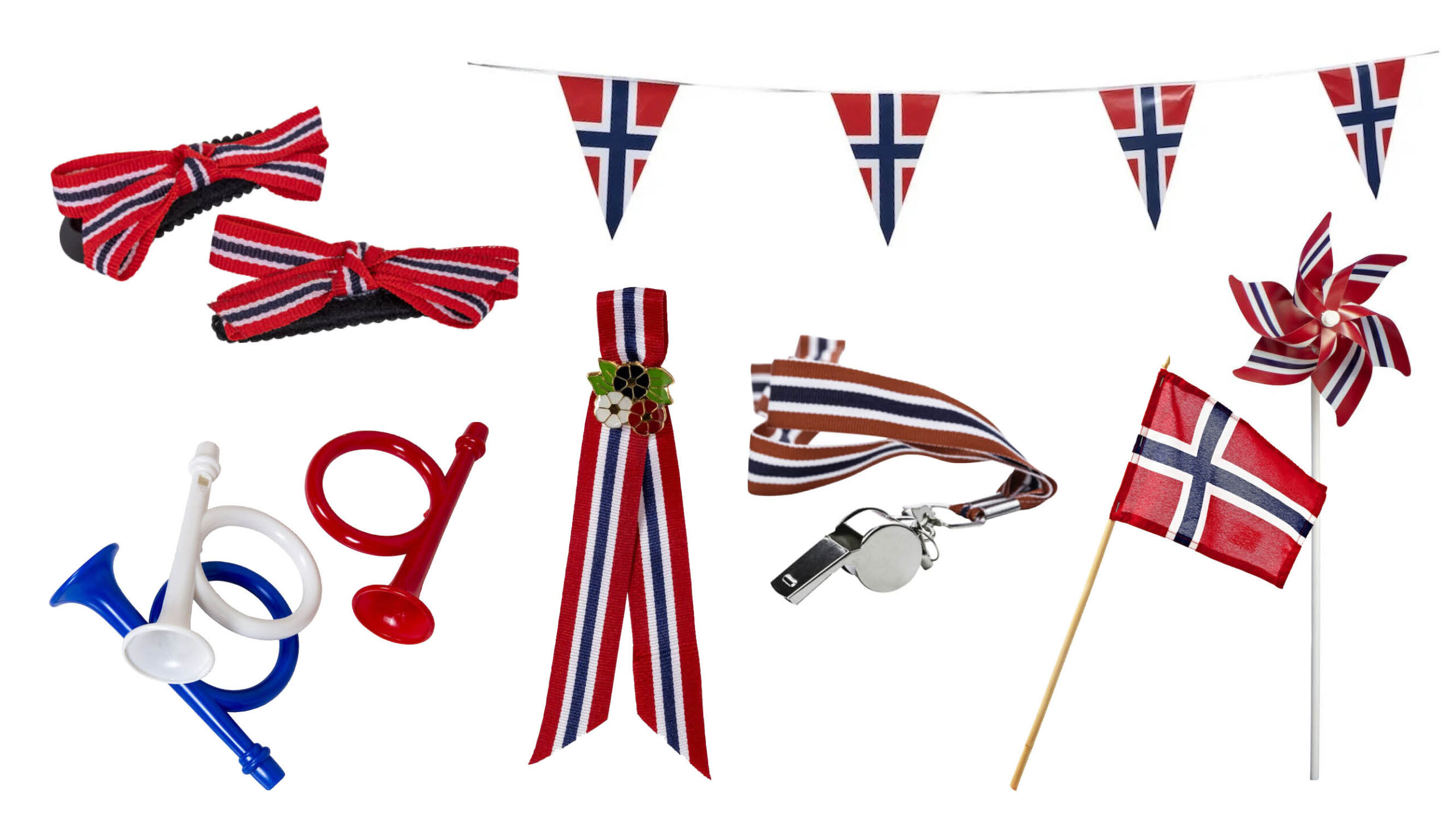 17. mai utstyr fra Nille på CC Gjøvik
