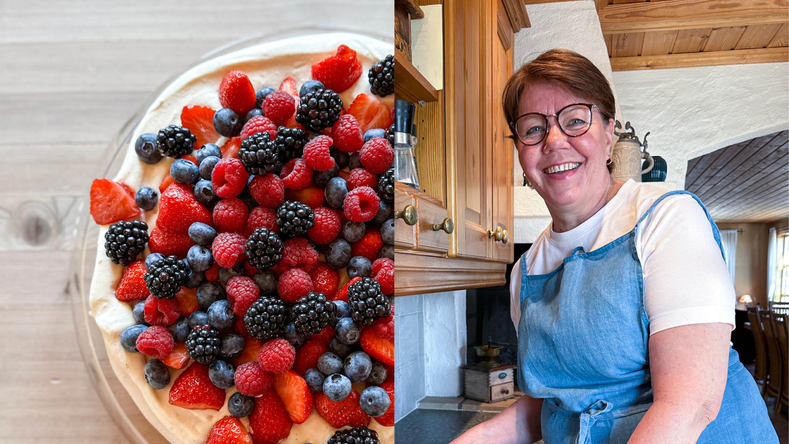 Gunhild Næss lager Pavlova til 17. mai