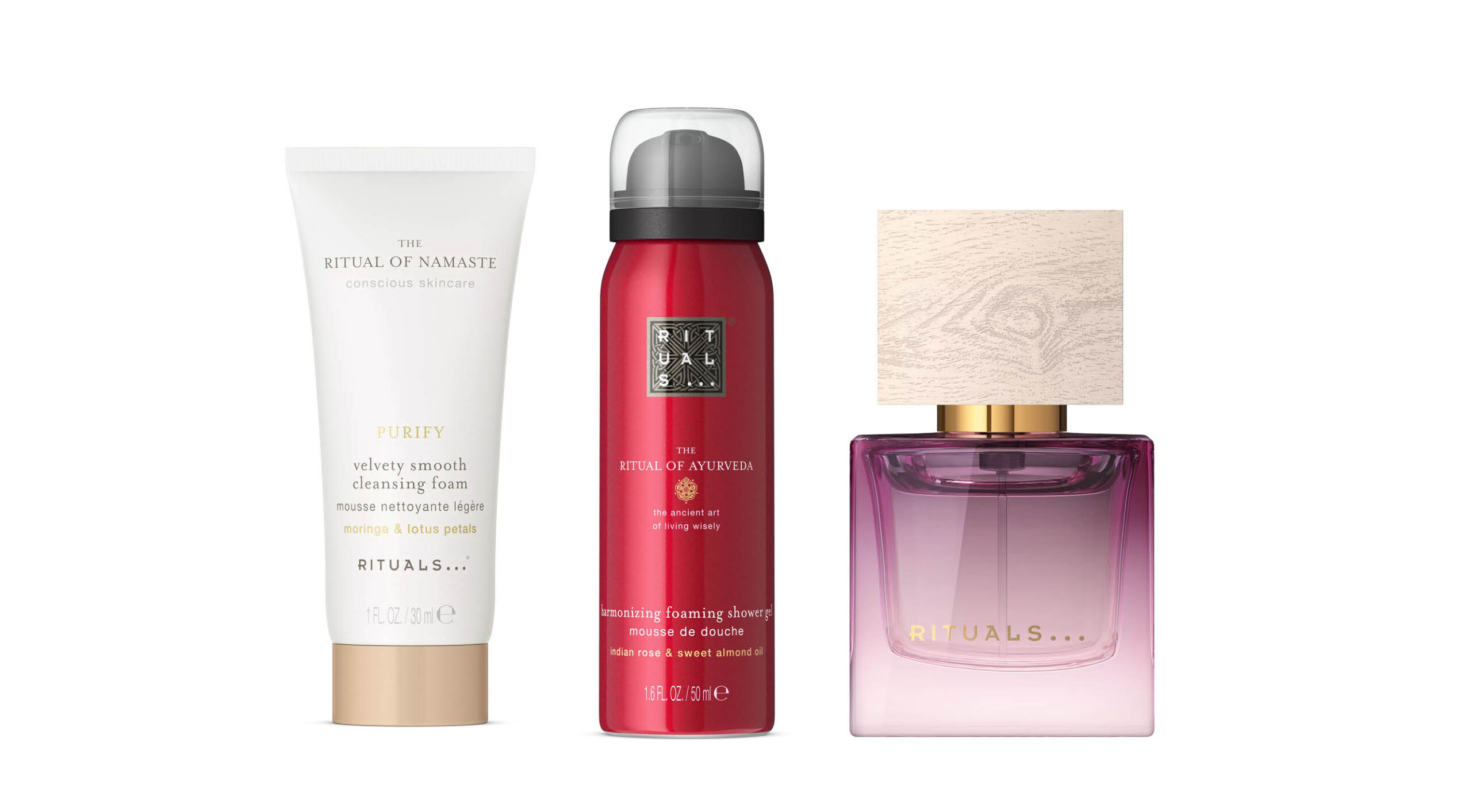 Beautyprodukter i reisestørrelse fra Rituals CC Hamar